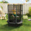 Homcom Cama Elástica Infantil Negro 140 x 140 x 190 cm 3