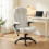 Vinsetto Silla de Masaje Blanco 67 x 74 x 116 cm 3