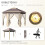 Outsunny Carpa Plegable Beige 405 x 340 x 285 cm 4