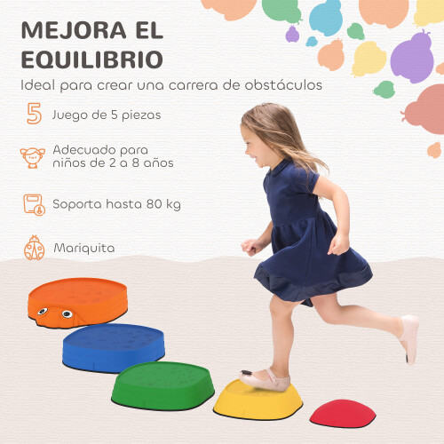Bloques de Equilibrio Multicolor 37.8 x 33.5 x 28 cm 1