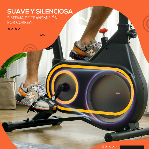 Bicicleta Estática Negro 93 x 48.5 x 112 cm 2