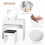Homcom Mesa para Maquillaje Blanco 80 x 40 x 79 cm 6