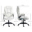 Vinsetto Silla de Masaje Blanco 67 x 74 x 116 cm 4