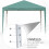 Outsunny Carpa Plegable Verde 295 x 295 x 255 cm 4