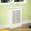 Homcom Cubierta de Radiador Blanco 60 x 18 x 84 cm 2