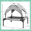 PawHut Cama Perros Elevada Gris 76 x 61 x 69.5 cm 3