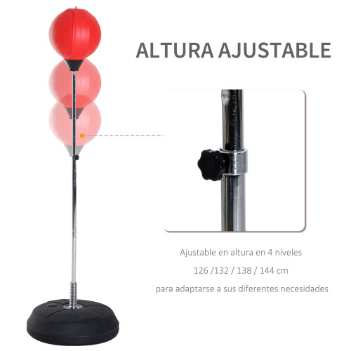 Homcom Saco de Boxeo Bicolor 43 x 43 x 144 cm 2