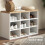 Homcom Muebles de Pasillo Blanco 75 x 30 x 50 cm 5