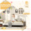 Cama Infantil Bicolor 143.5 x 74 x 40 cm 4