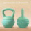 Kettlebell Verde 19 x 19 x 28 cm 3