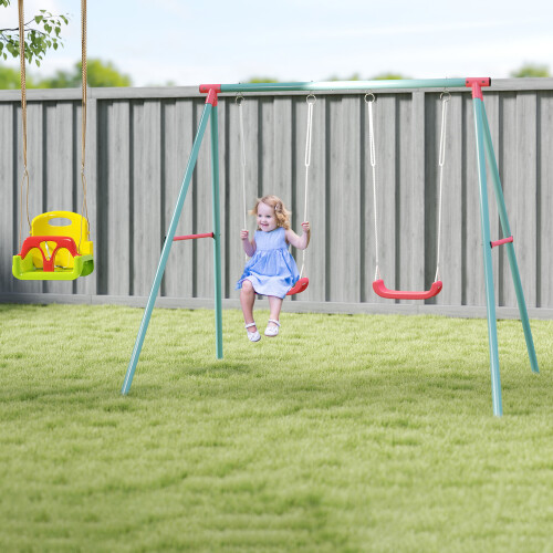 Outsunny Conjunto de Columpio Multicolor 239 x 156 x 180 cm 1
