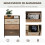 Homcom Cómoda de Tela Multicolor 58 x 29 x 78.5 cm 3