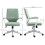Vinsetto Silla de Oficina Verde 62 x 69 x 100 cm 3