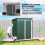 Outsunny Cobertizo de Jardín Verde 163 x 89 x 182 cm 7