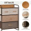 Homcom Cómoda de Tela Multicolor 58 x 29 x 78.5 cm 8
