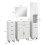 Conjunto de Baño Blanco 60 x 30 x 93 cm 3