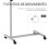 Homcom Mesa Auxiliar Negro 77 x 40 x 100 cm 2