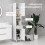 Conjunto de Baño Blanco 60 x 30 x 93 cm 4
