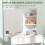 Homcom Tocador de Maquillaje Blanco 75 x 40 x 137 cm 5