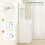 Homcom Tocador de Maquillaje Blanco 75 x 40 x 137 cm 6