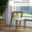 Homcom Sillas de Comedor Marrón 51 x 51 x 71 cm 4