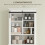 Homcom Mueble sobre Inodoro Blanco 67 x 25 x 172 cm 4