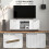 Homcom Mueble de TV Blanco 120 x 35 x 48 cm 4