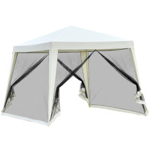 Carpa de Jardín Beige 300 x 300 x 245 cm