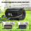Outsunny Rodillo para Césped Negro 58 x 32.5 x 113cm 4