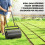 Outsunny Rodillo para Césped Negro 58 x 32.5 x 113cm 5