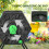 Outsunny Compostador Negro 60 x 49 x 77 cm 5