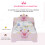Homcom Cama Infantil Rosa 143 x 73 x 60 cm 6