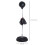 Homcom Saco de Boxeo Negro 43 x 43 x 144 cm 6