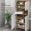 Homcom Alacena de Cocina Blanco 80 x 40 x 178 cm 4