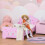 Homcom Cama Infantil Rosa 143 x 73 x 60 cm 2