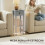 Homcom Mesa Auxiliar Gris 30 x 30 x 75 cm 5