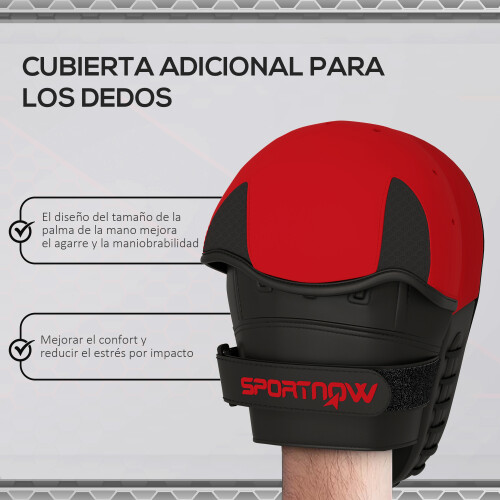 Manoplas de Boxeo Rojo 24 x 19 x 4 cm 1