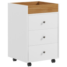 Cajonera de Oficina Blanco 43 x 40 x 66.5 cm
