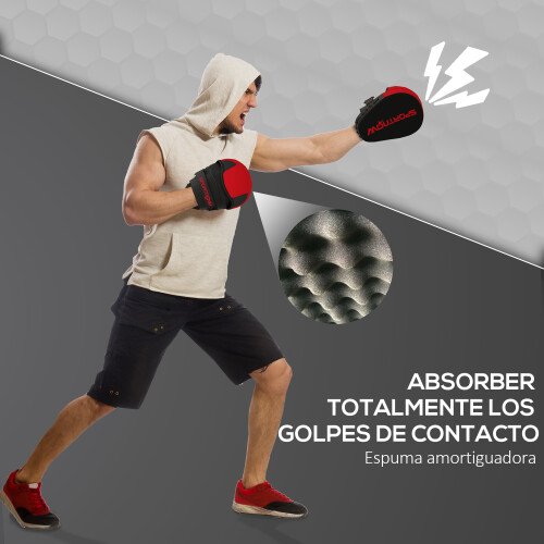 Manoplas de Boxeo Rojo 24 x 19 x 4 cm 2