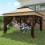 Outsunny Carpa Plegable Beige 326 x 326 x 272 cm 2