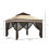 Outsunny Carpa Plegable Beige 326 x 326 x 272 cm 3