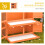 PawHut Conejera de Madera Exterior Marrón 90 x 45 x 90 cm 4