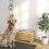 PawHut Comedero para Perro Marrón 60 x 30 x 35.5 cm 2