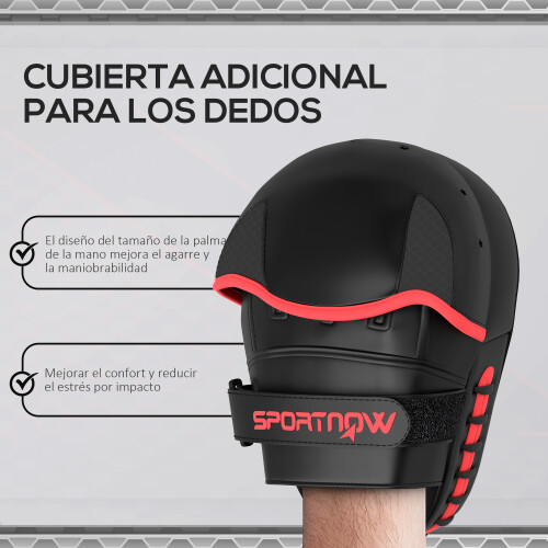Manoplas de Boxeo Negro 24 x 19 x 4 cm 1