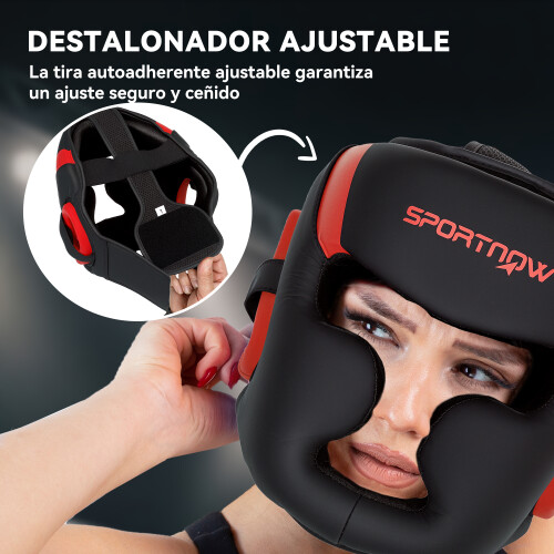 Casco de Boxeo Bicolor 24 x 23 x 26 cm 2