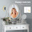 Homcom Mesa de Maquillaje Blanco 80 x 40 x 140 cm 5