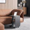 Homcom Mesa Auxiliar Negro 45 x 35 x 58 cm 4