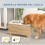 PawHut Comedero para Perro Marrón 60 x 30 x 35.5 cm 5