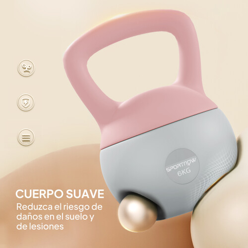Kettlebell Multicolor 19 x 19 x 28 cm 2