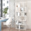 Homcom Estantería Librería Blanco 80 x 23 x 192cm 2
